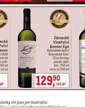 Makro Zámecké vinařství bzenec ego nabídka