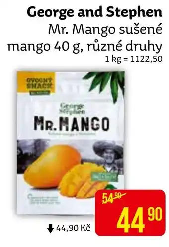 George and Stephen Mr. Mango sušené mango 40 g