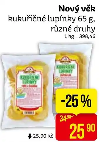 Teta Nový věk kukuřičné lupínky 65 g nabídka