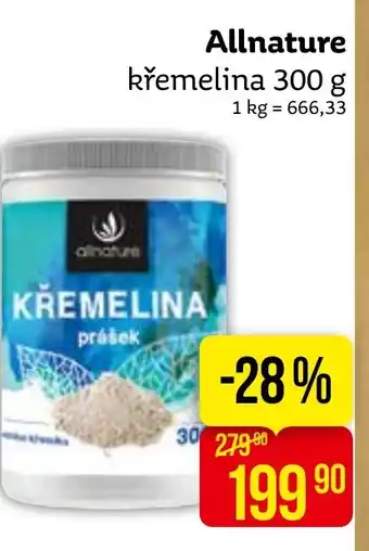 Teta Allnature křemelina 300 g nabídka