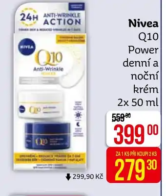 Teta Nivea Q10 Power denní a noční krém 2x 50 ml nabídka