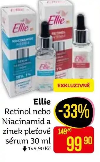 Teta Ellie Retinol nebo Niacinamid a zinek pleťové sérum 30 ml nabídka