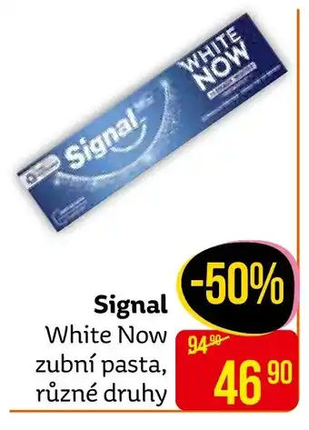 Teta Signal White Now zubní pasta nabídka