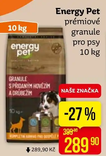 Energy Pet prémiové granule pro psy 10 kg