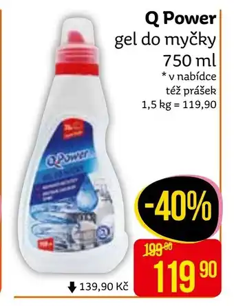 Teta Q Power gel do myčky 750 ml nabídka