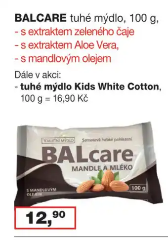 Ráj drogerie BALCARE tuhé mýdlo, 100 g, nabídka