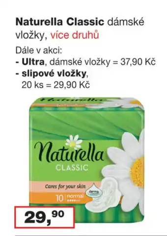 Ráj drogerie Naturella Classic dámské vložky nabídka
