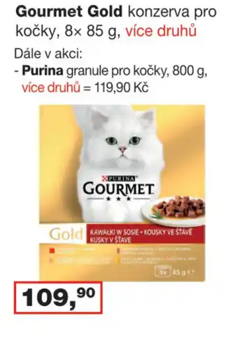 Ráj drogerie Gourmet Gold konzerva pro kočky, 8x 85 g nabídka