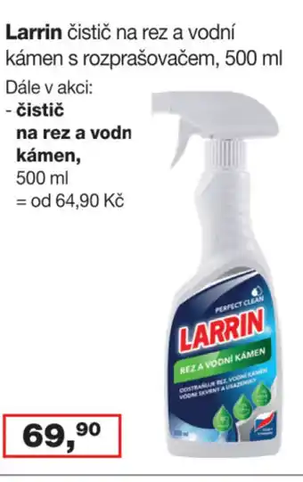 Ráj drogerie Larrin čistič na rez a vodní kámen s rozprašovačem, 500 ml nabídka