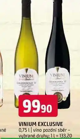 Terno VINIUM EXCLUSIVE 0,75 l nabídka