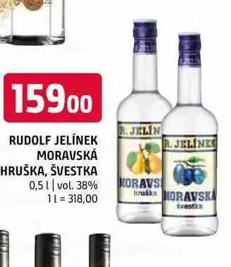 Terno RUDOLF JELÍNEK MORAVSKÁ HRUŠKA, ŠVESTKA 0,5 l nabídka