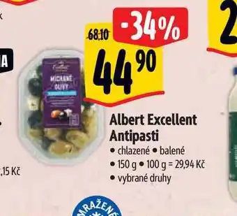 Albert Albert Excellent Antipasti 150 g nabídka