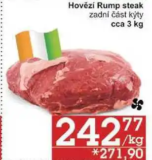 Jip Hovězí Rump steak zadní část kýty, 1 kg nabídka