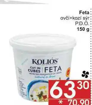 Jip Feta ovčí+kozí sýr P.D.O., 150 g nabídka