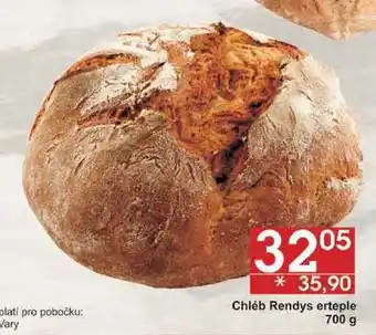 Chléb Rendys erteple, 700 g
