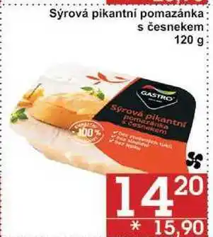 Jip Sýrová pikantní pomazánka s česnekem, 120 g nabídka