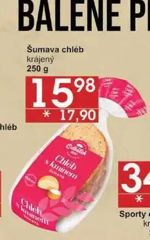 Jip Šumava chléb krájený, 250 g nabídka