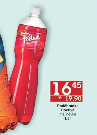 Jip Poděbradka Poctivá malinovka, 1,5 l nabídka