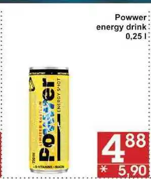 Jip Powwer energy drink, 0,25 l nabídka