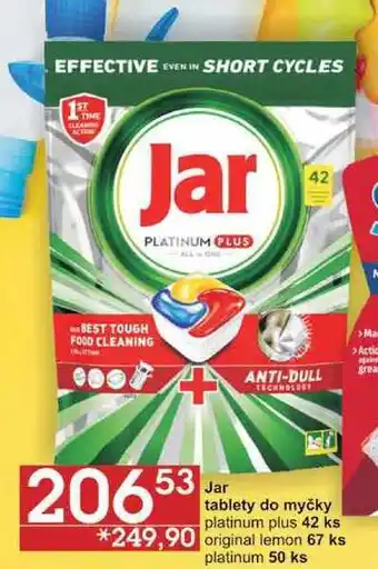 Jip Jar tablety do myčky platinum plus, 42 ks nabídka