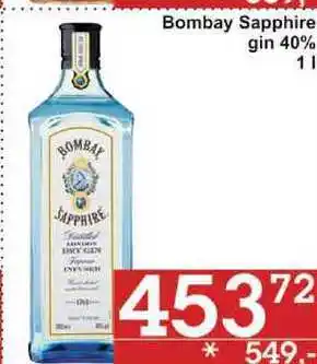 Jip Bombay Sapphire gin 40%, 1 l nabídka