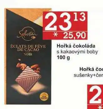 Jip Hořká čokoláda s kakaovými boby, 100 g nabídka