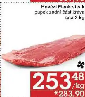 Jip Hovězí Flank steak pupek zadní část kráva, 1 kg nabídka