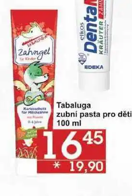 Jip Tabaluga zubní pasta pro děti, 100 ml nabídka