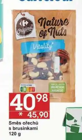 Směs ořechů s brusinkami, 120 g
