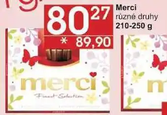 Jip Merci různé druhy, 210-250 g nabídka