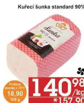 Jip Kuřecí šunka standard 90%, 100 g nabídka