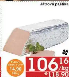 Jip Játrová paštika, 100 g nabídka