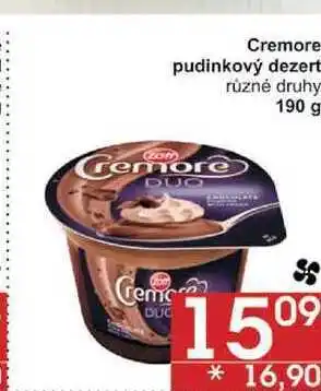 Jip Cremore pudinkový dezert různé druhy, 190 g nabídka