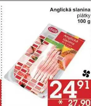 Jip Anglická slanina plátky, 100 g nabídka