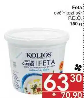 Jip Feta ovčí+kozi sýr P.D.O., 150 g nabídka