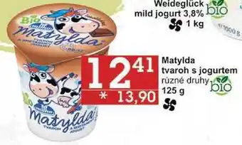 Jip Matylda tvaroh s jogurtem různé druhy, 125 g nabídka