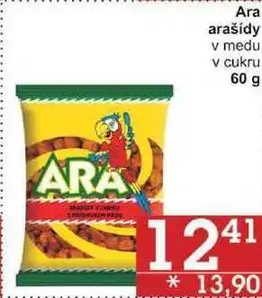 Jip Ara arašídy v medu v cukru, 60 g nabídka
