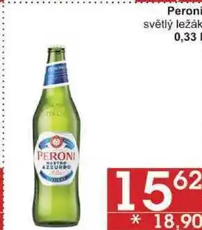Jip Peroni světlý ležák, 0,33 l nabídka