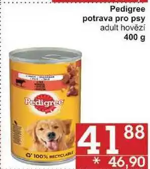 Jip Pedigree potrava pro psy adult hovězí, 400 g nabídka