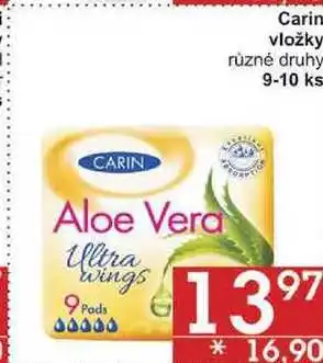 Jip Carin vložky různé druhy, 9-10 ks nabídka