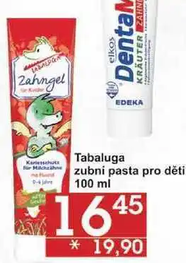 Jip Tabaluga zubní pasta pro děti, 100 ml nabídka