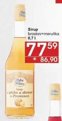 Jip Sirup broskev+meruňka, 0,7 l nabídka