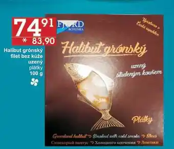 Jip Halibut grónský filet bez kůže uzený plátky, 100 g nabídka