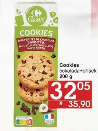 Jip Cookies čokoláda+oříšek, 200 g nabídka