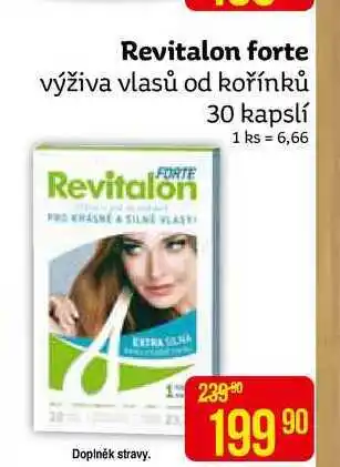 Teta Revitalon forte výživa vlasů od kořínků 30 kapslí nabídka