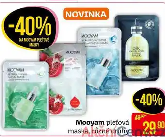 Teta Mooyam pleťová maska, různé druhy nabídka