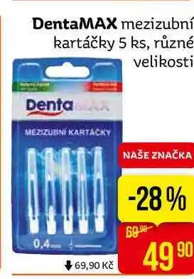 Teta DentaMAX mezizubní kartáčky 5 ks nabídka