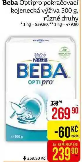 Teta BEBA Optipro 500g nabídka