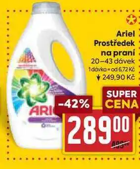 Billa Ariel Prostředek na praní 20-43 dávek nabídka