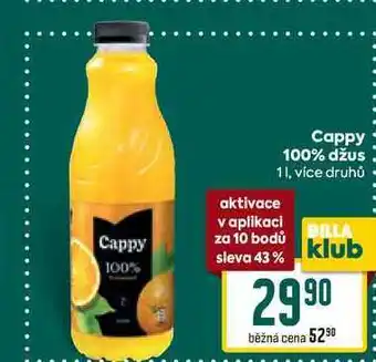 Billa Cappy 100% džus 1l nabídka